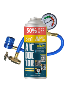 3in1 XL kit voor het vullen van autoairconditioners van 1994-2016