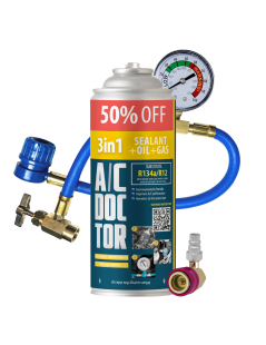 3in1 XL air conditioning refill kit for 1994-2016 with adapter