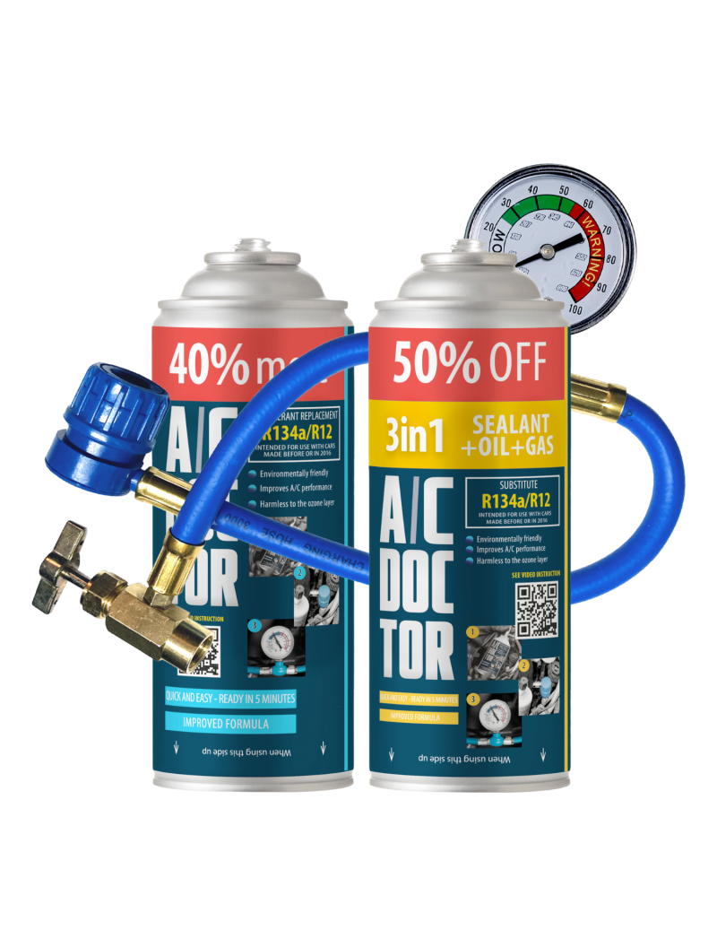 Air conditioning refill kit...