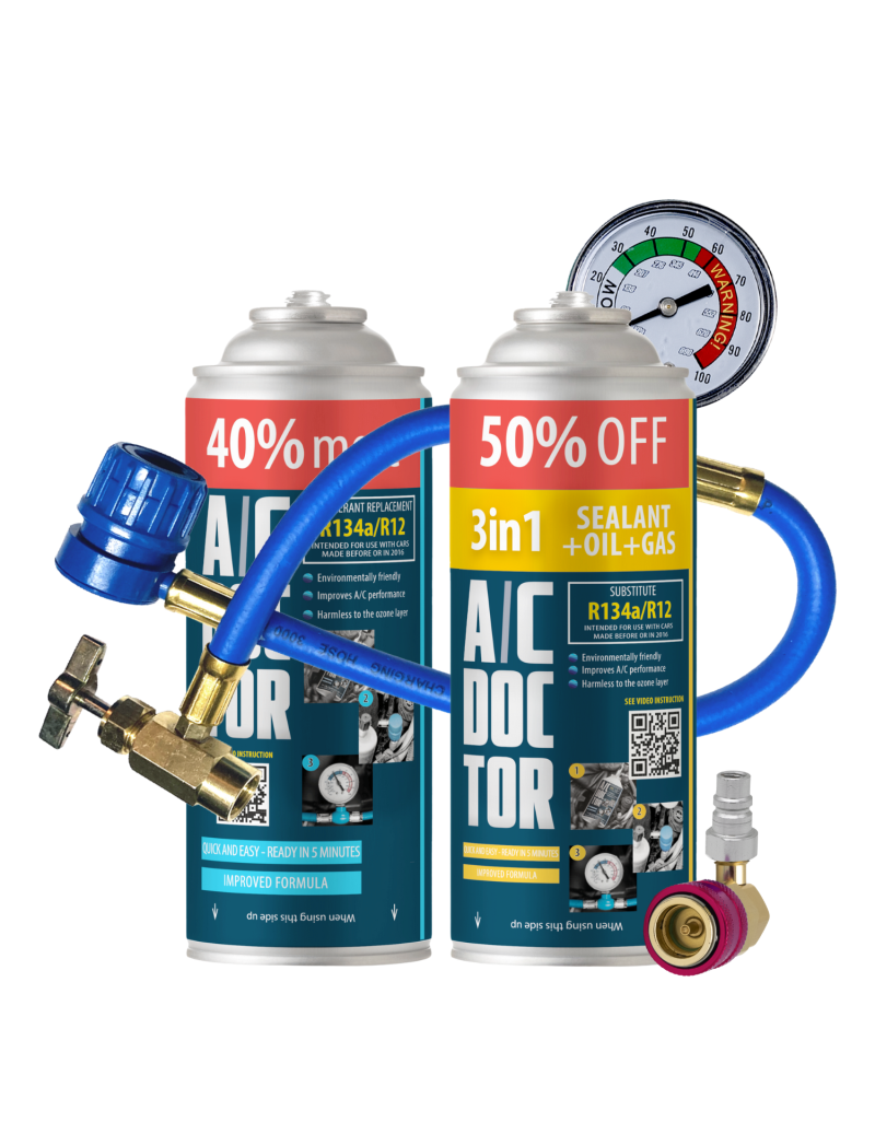Air conditioning refill kit...