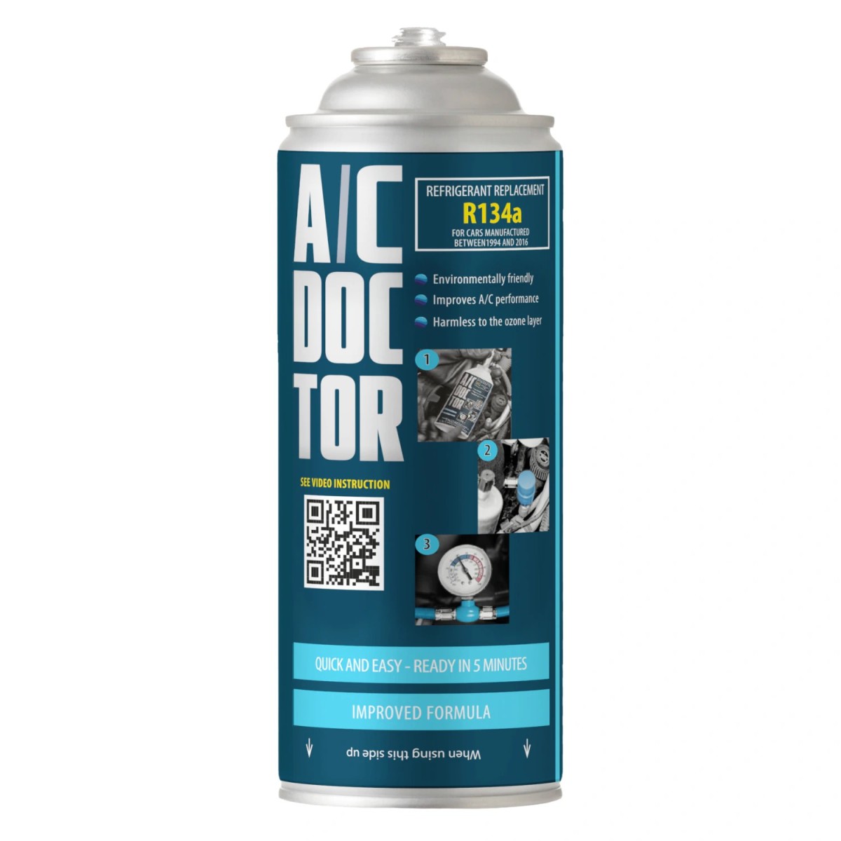 Gas voor auto airco 1994-2016r ❆ ACDOCTOR